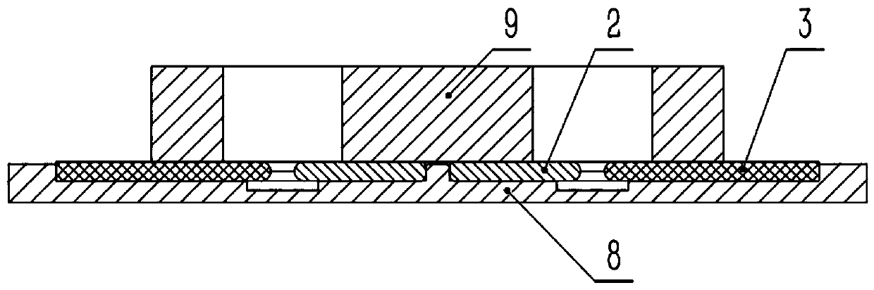 High-Voltage Flat Capacitor Based on Metal-Polymer Combined Electrode