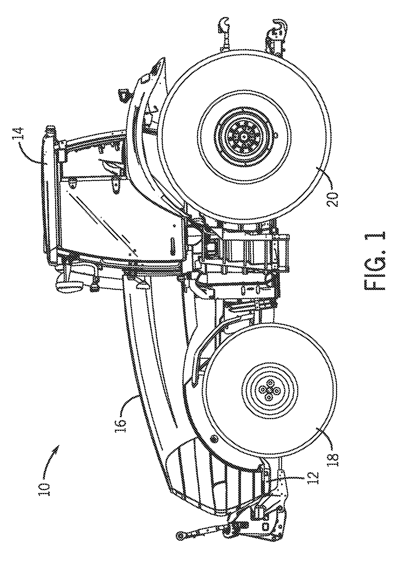 Adjustable Suspension System For A Work Vehicle