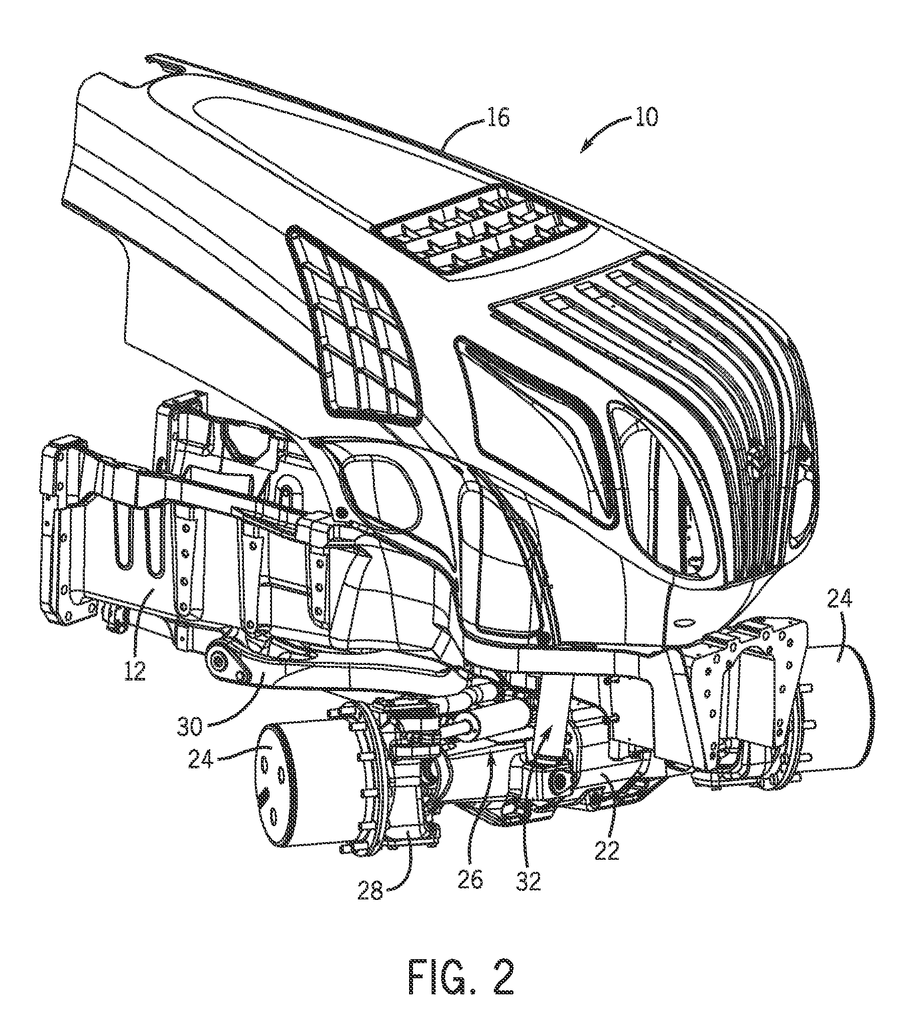 Adjustable Suspension System For A Work Vehicle