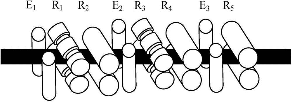 Forced broadsiding control method for rough rolling process in completely continuous hot rolling