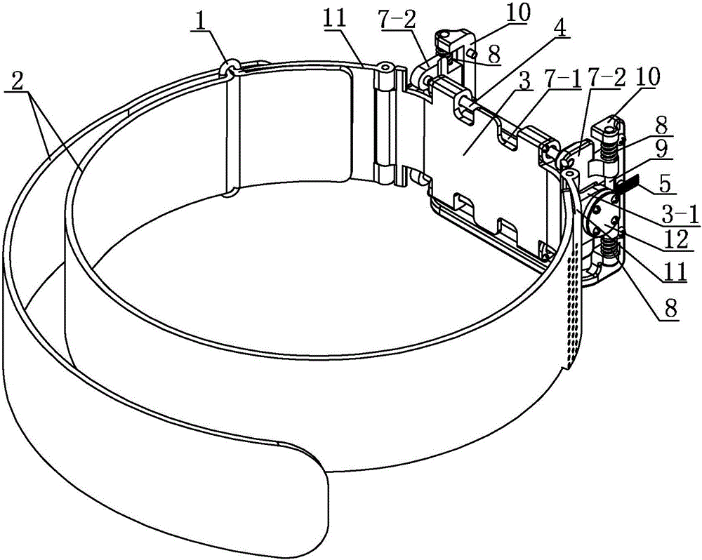 A wearable device for detecting position deviation