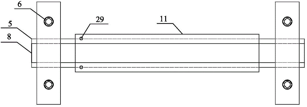 Device and method for testing chloride corrosion of reinforced concrete member under continuous load