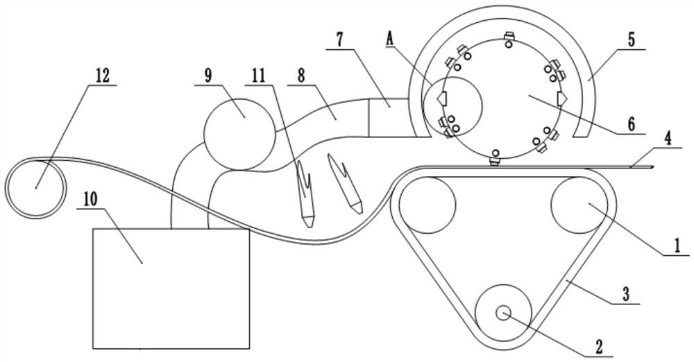 Film continuous punching tool and its punching process