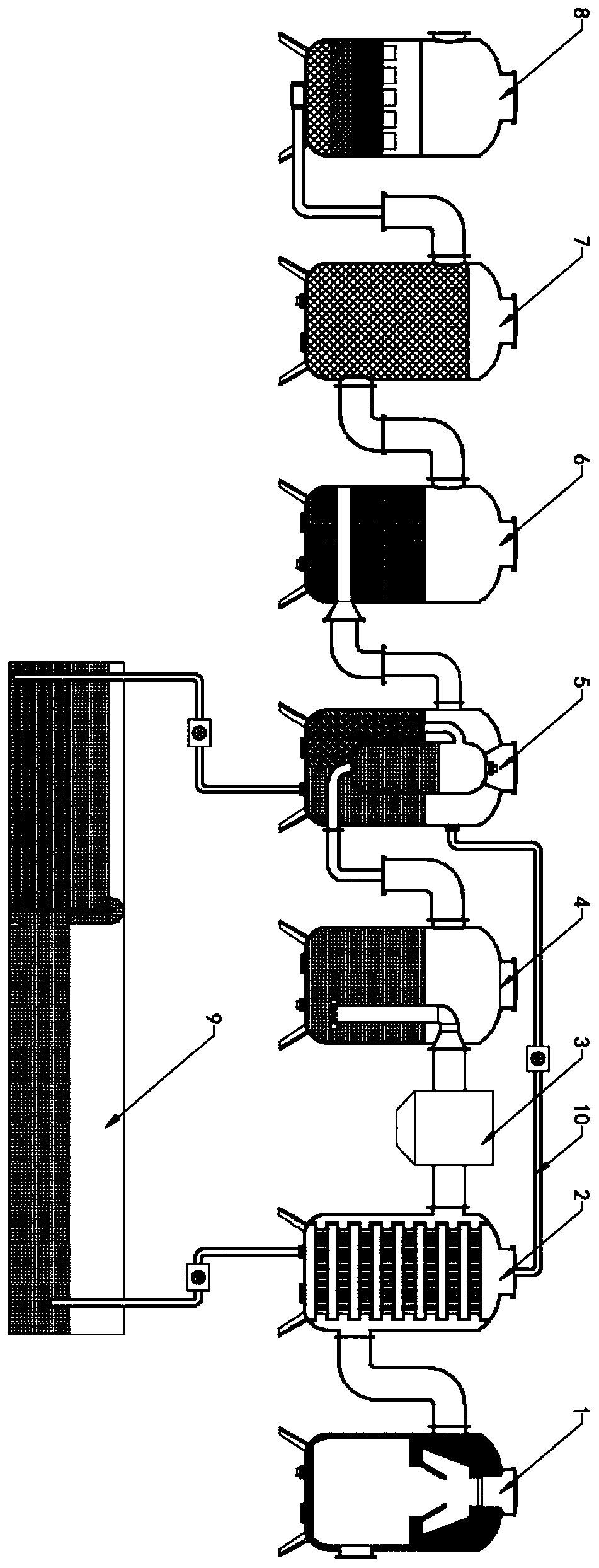 Biomass combustible gas extraction method and device