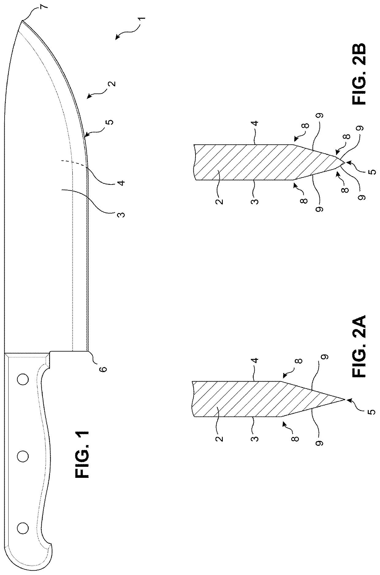 Assembly for sharpening and observing wear on a blade