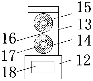 Cotton yarn take-up device