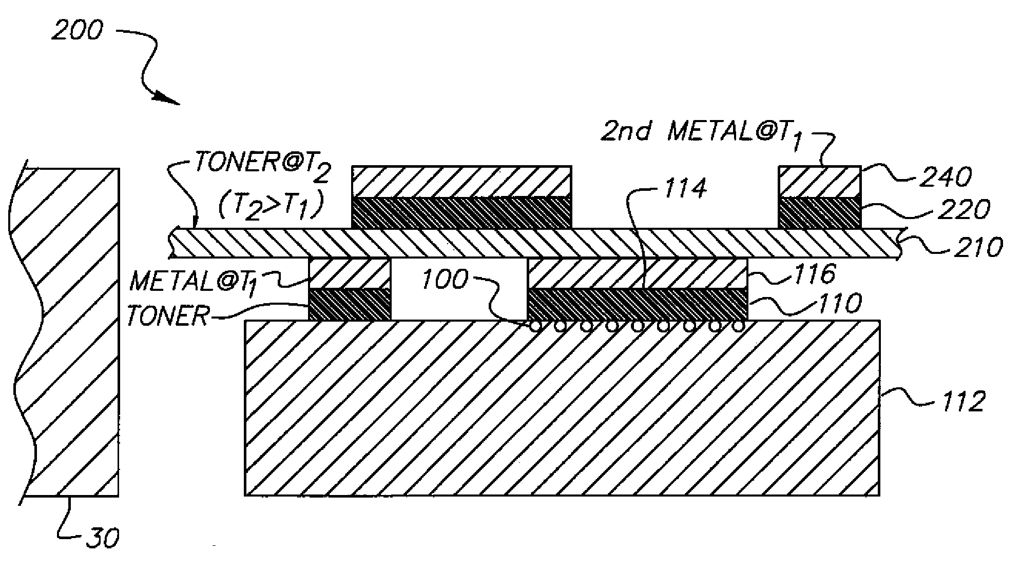 Printed electronic circuit boards and other articles having patterned coonductive images