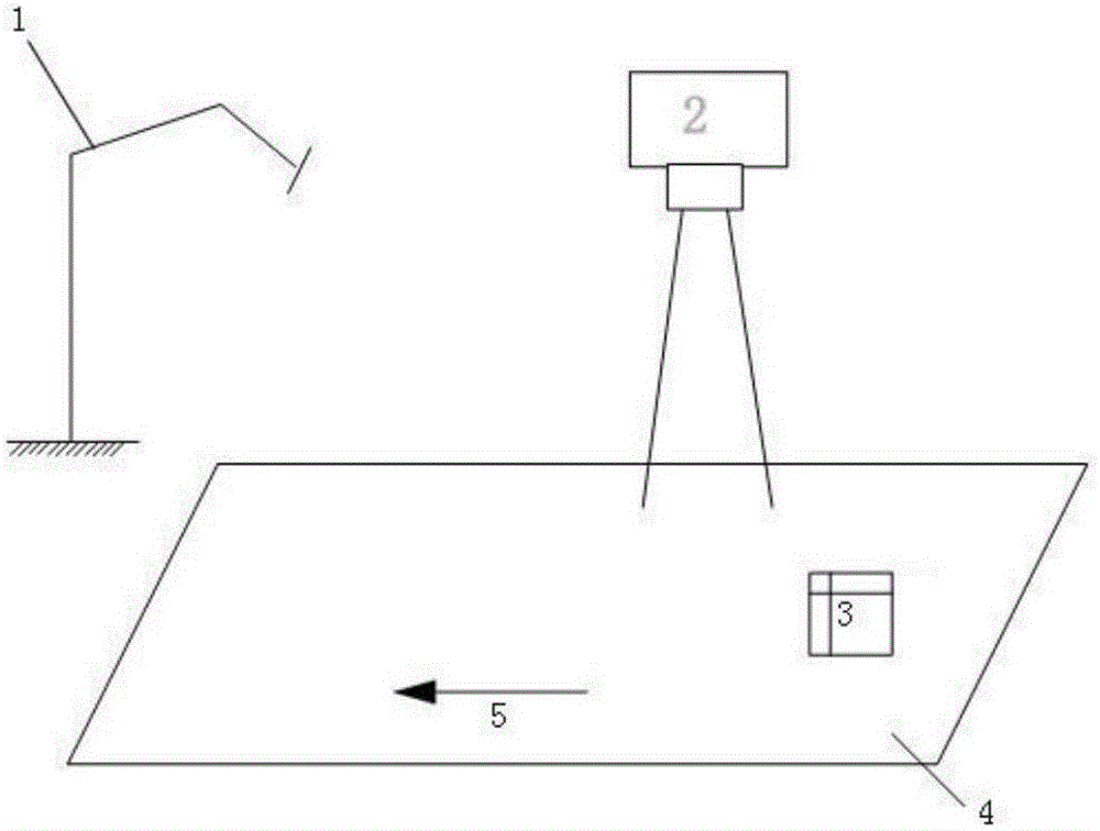 Track planning method for robot joint space conveyor belt following movement