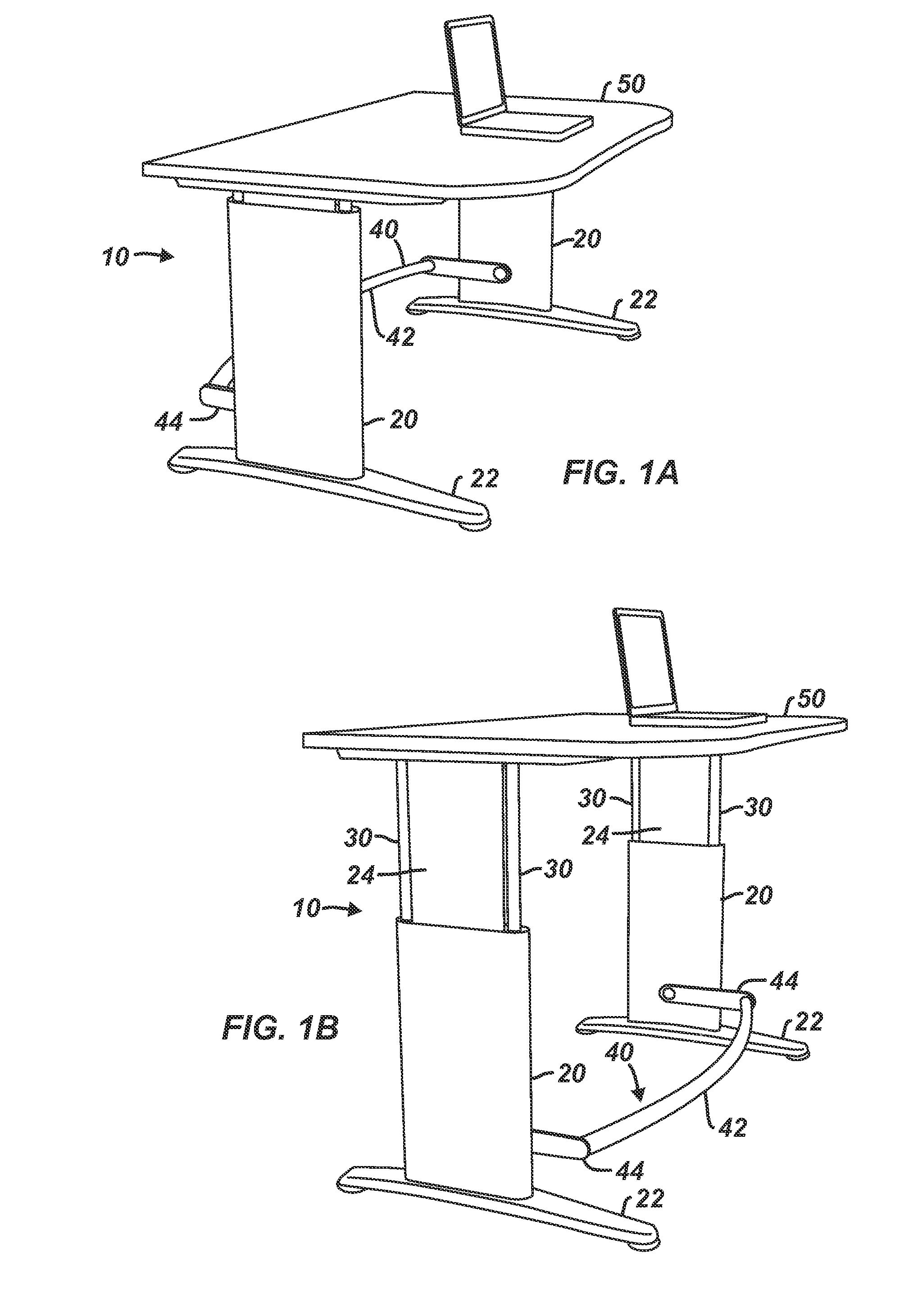 Adjustable Footrest for Adjustable-Height Desk