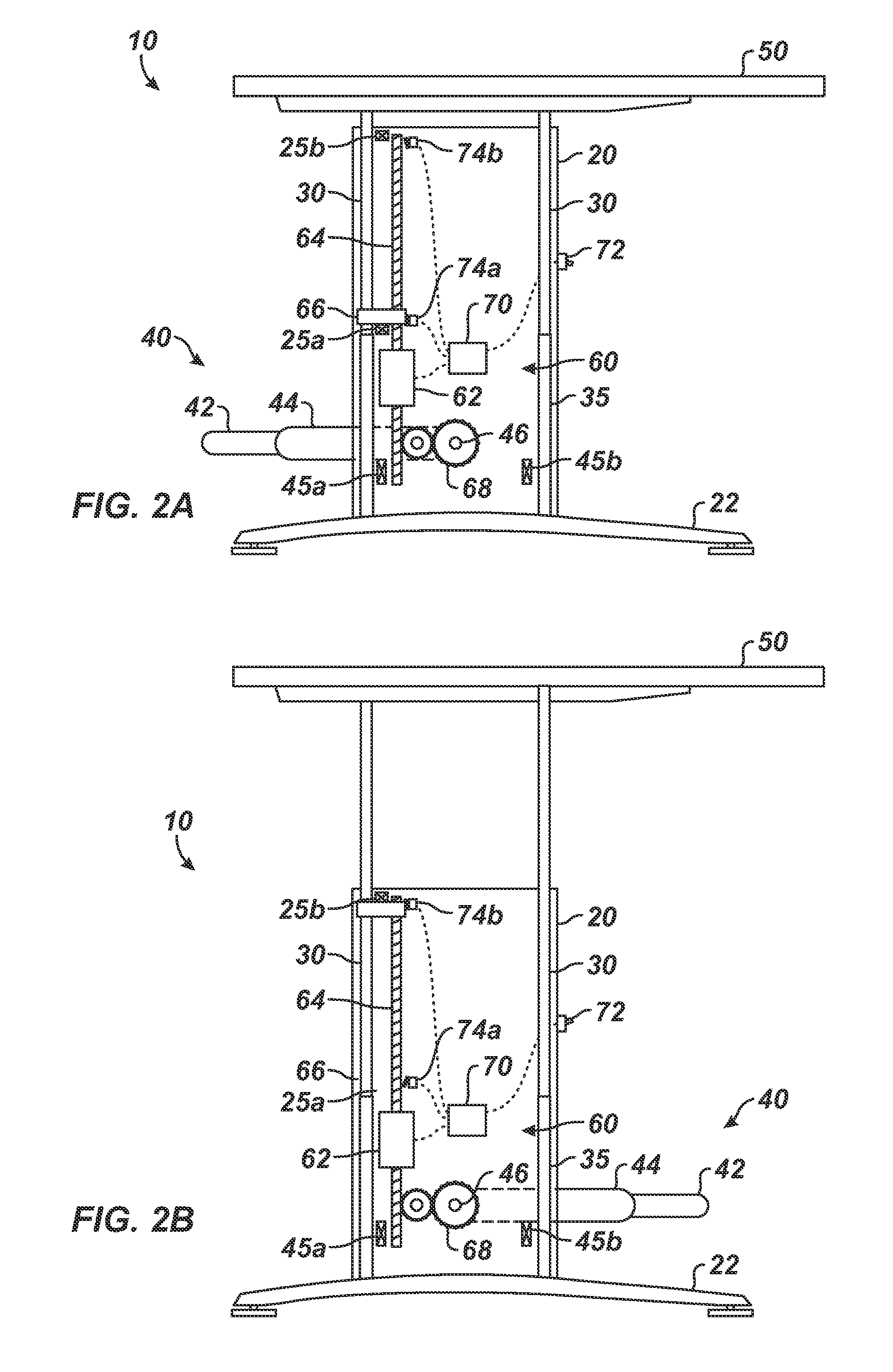 Adjustable Footrest for Adjustable-Height Desk