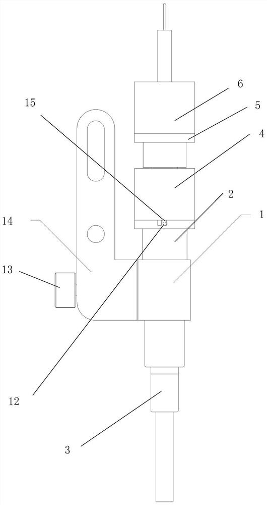 Robot arm for self-adaptive pressure reduction tunnel type robot