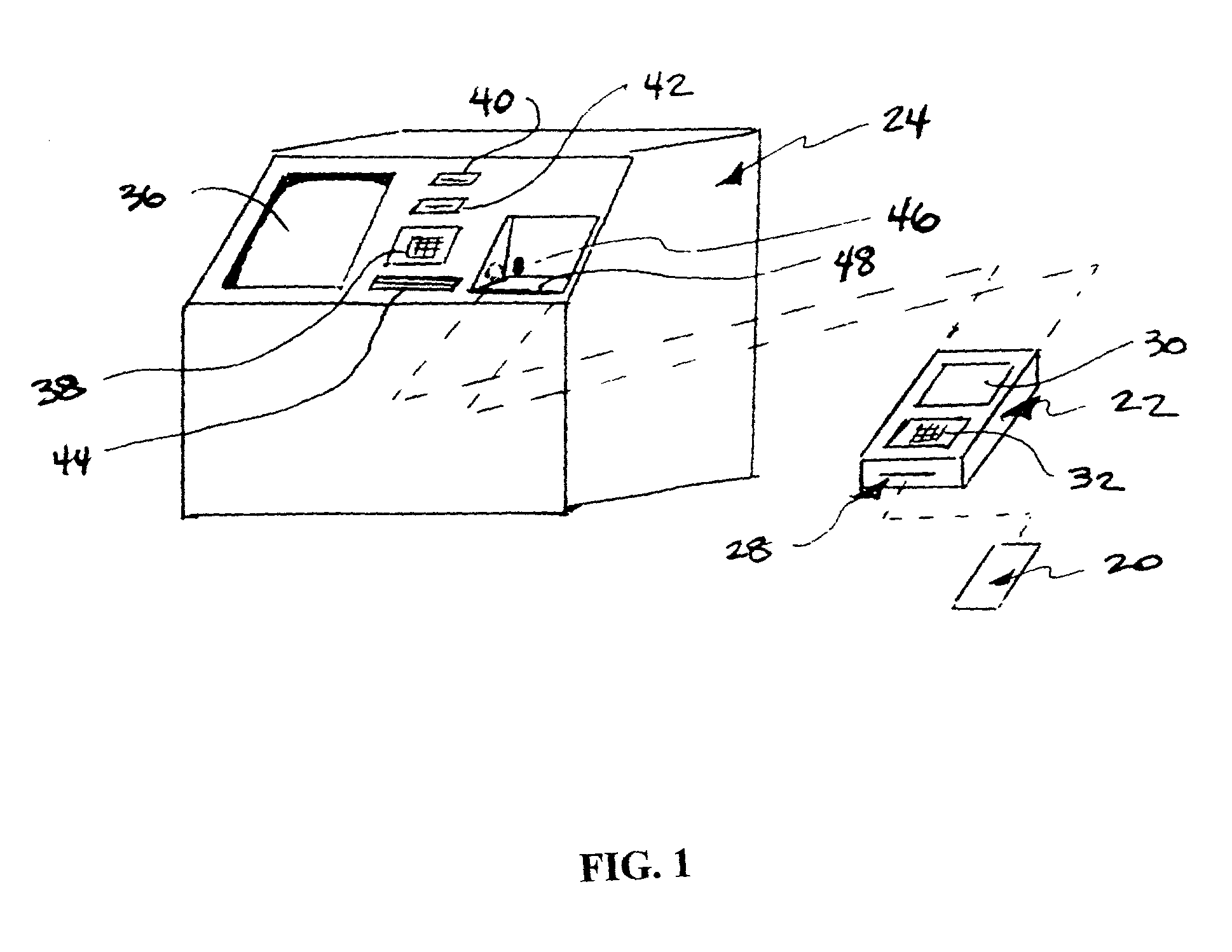 Method and system of contactless interfacing for smart card banking