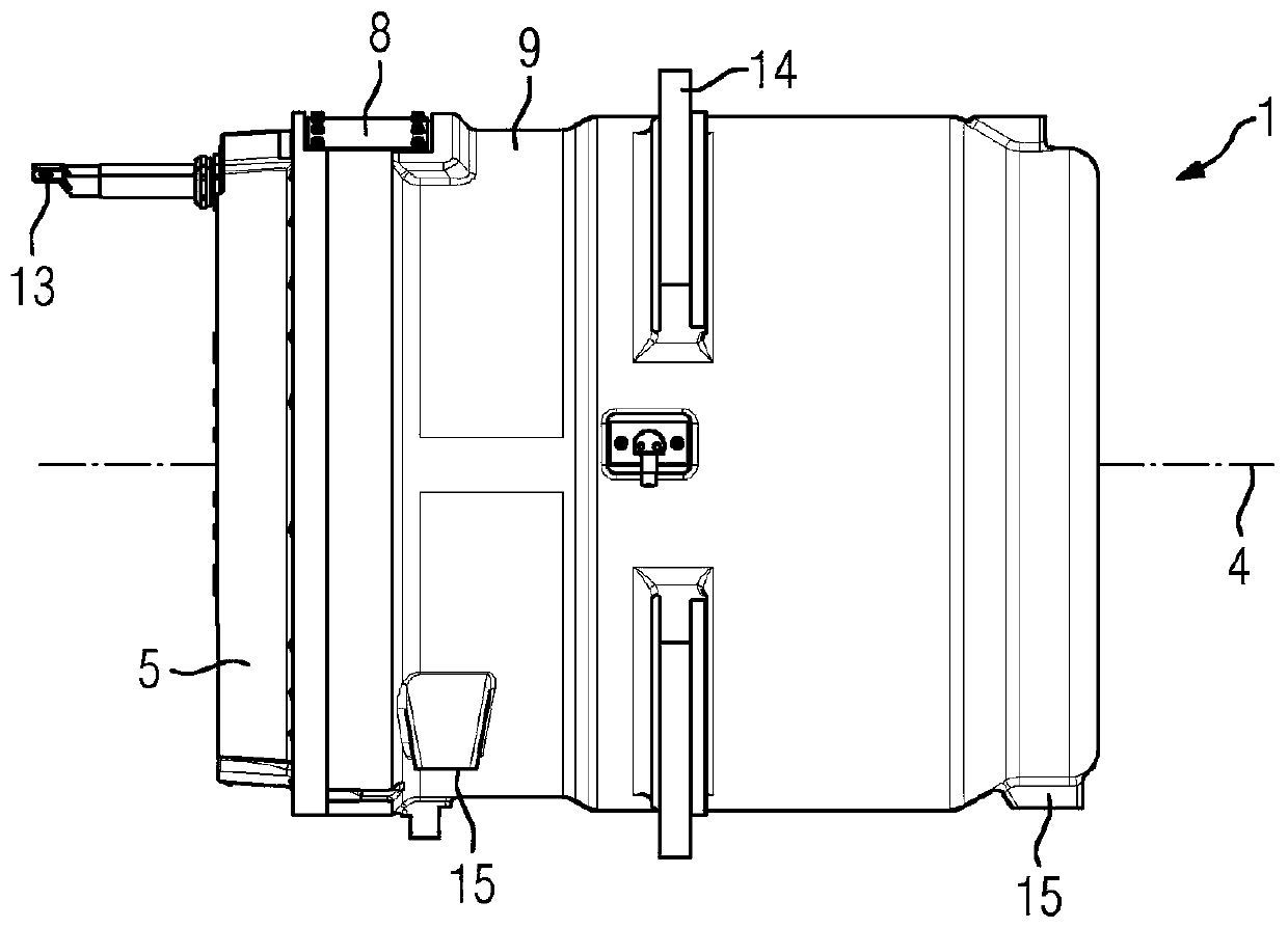 Integrated terminal box of a rotary dynamoelectric machine