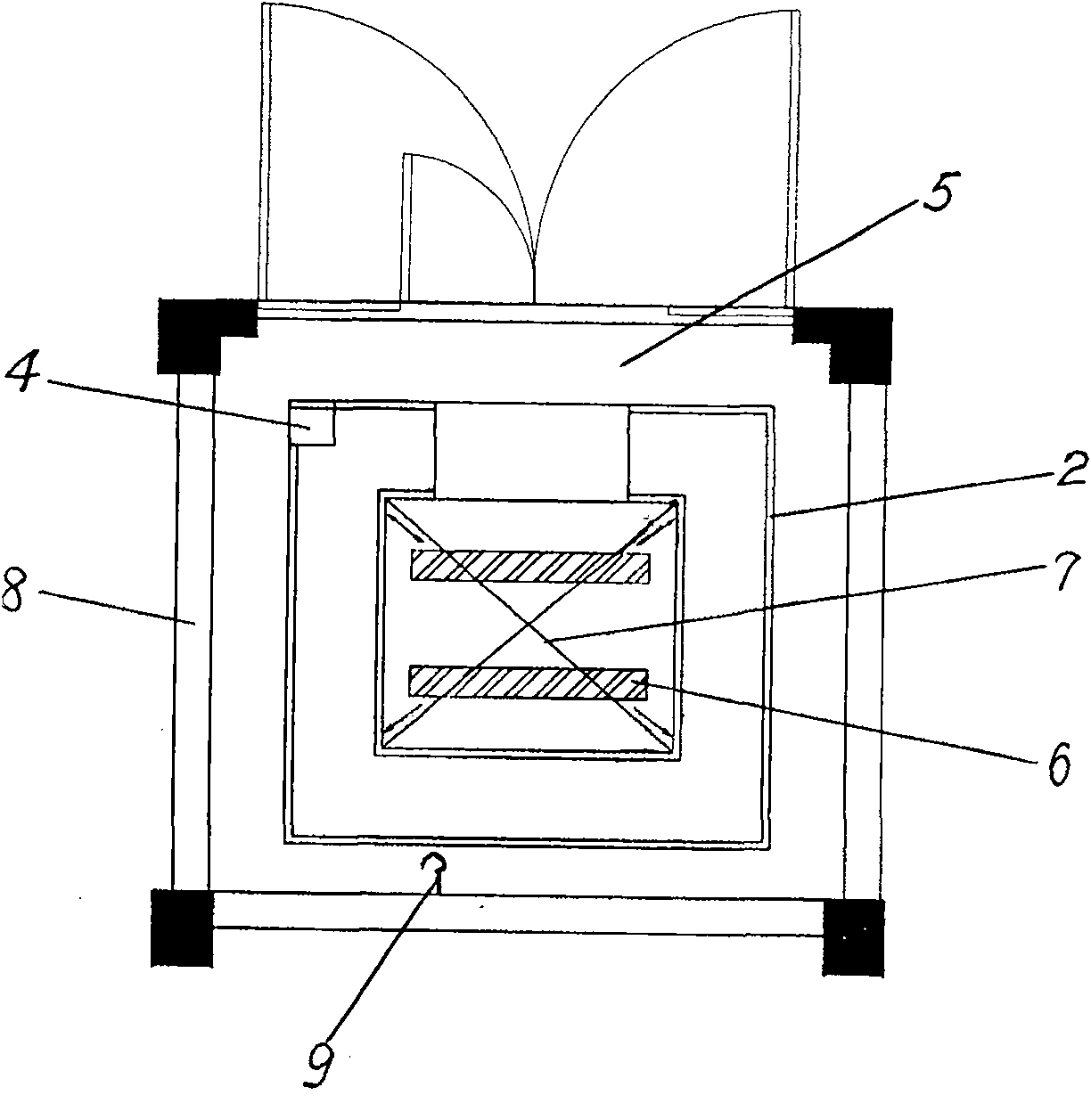 Foundation construction for installation of oil-immersed type transformer