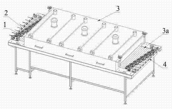 Tunnel type oven berth mechanism suitable for automatic online and offline