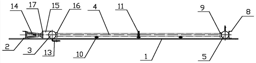 Batch steel pipe pressure test device