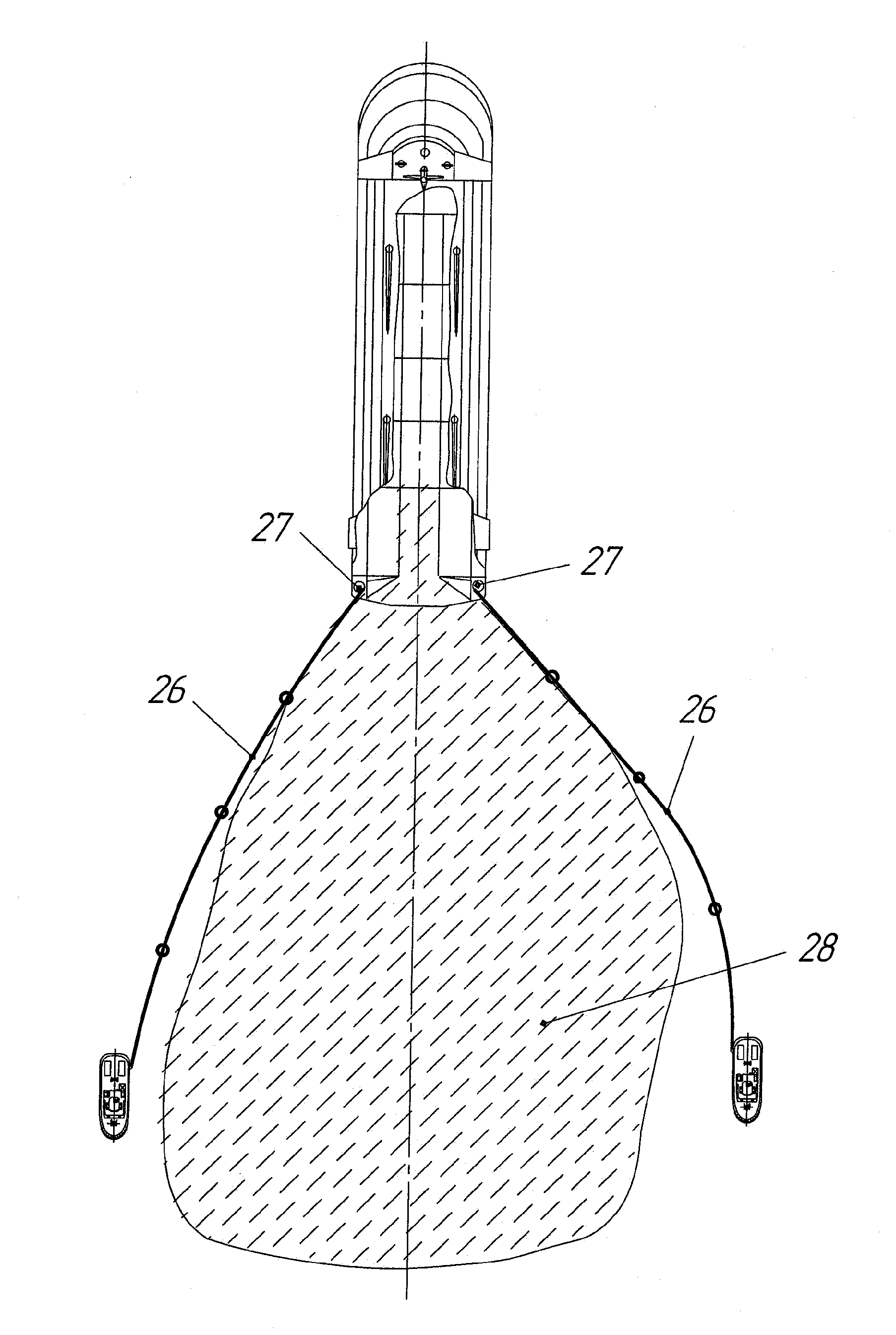 Device for skimming oil from the surface of water