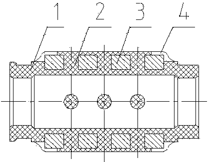 A kind of shock absorber for automobile transmission shaft