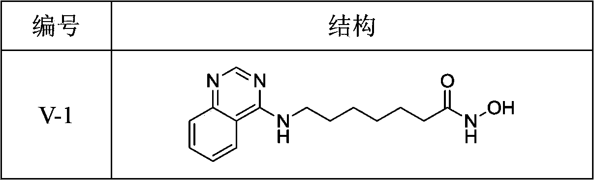 4-aminoquinazolinehydroxamic acid compounds and applications thereof as antitumor medicaments