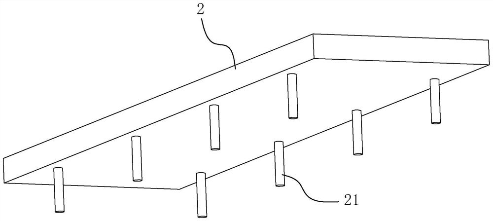 Expansive soil slope bank protection structure and construction method thereof