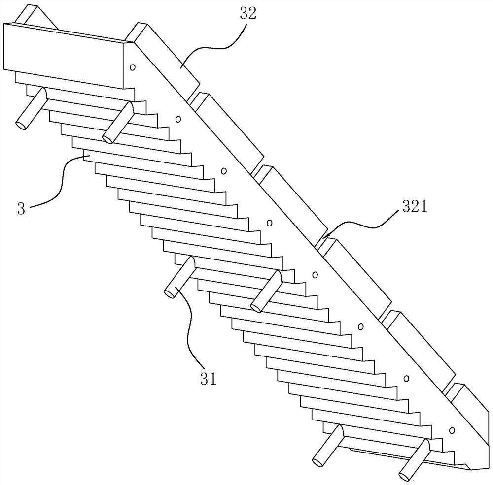 Expansive soil slope bank protection structure and construction method thereof