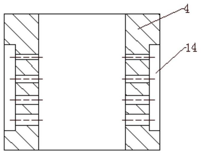 A fluid damper for impact test device