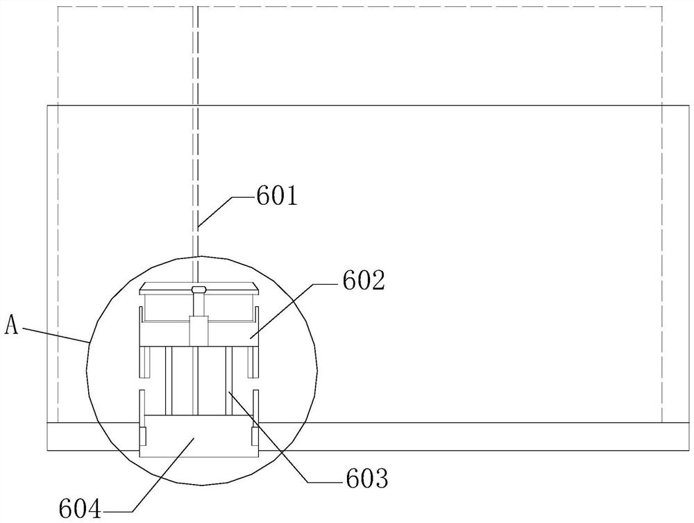 Scraping structure of deformable plank combination machine using superimposed magnetic positioning