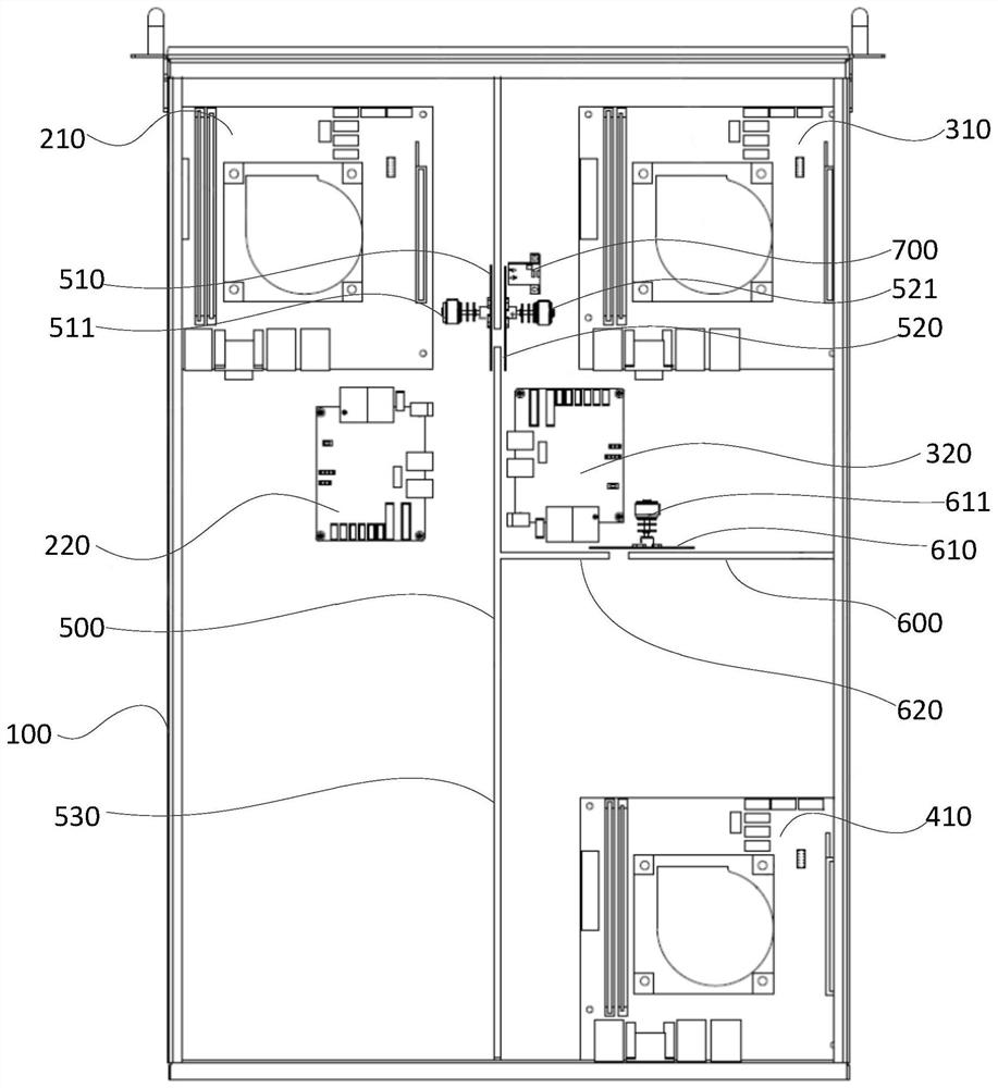 Dual physical isolation data one-way transmission system and method