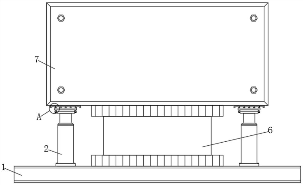 Damping box body for industrial robot transportation