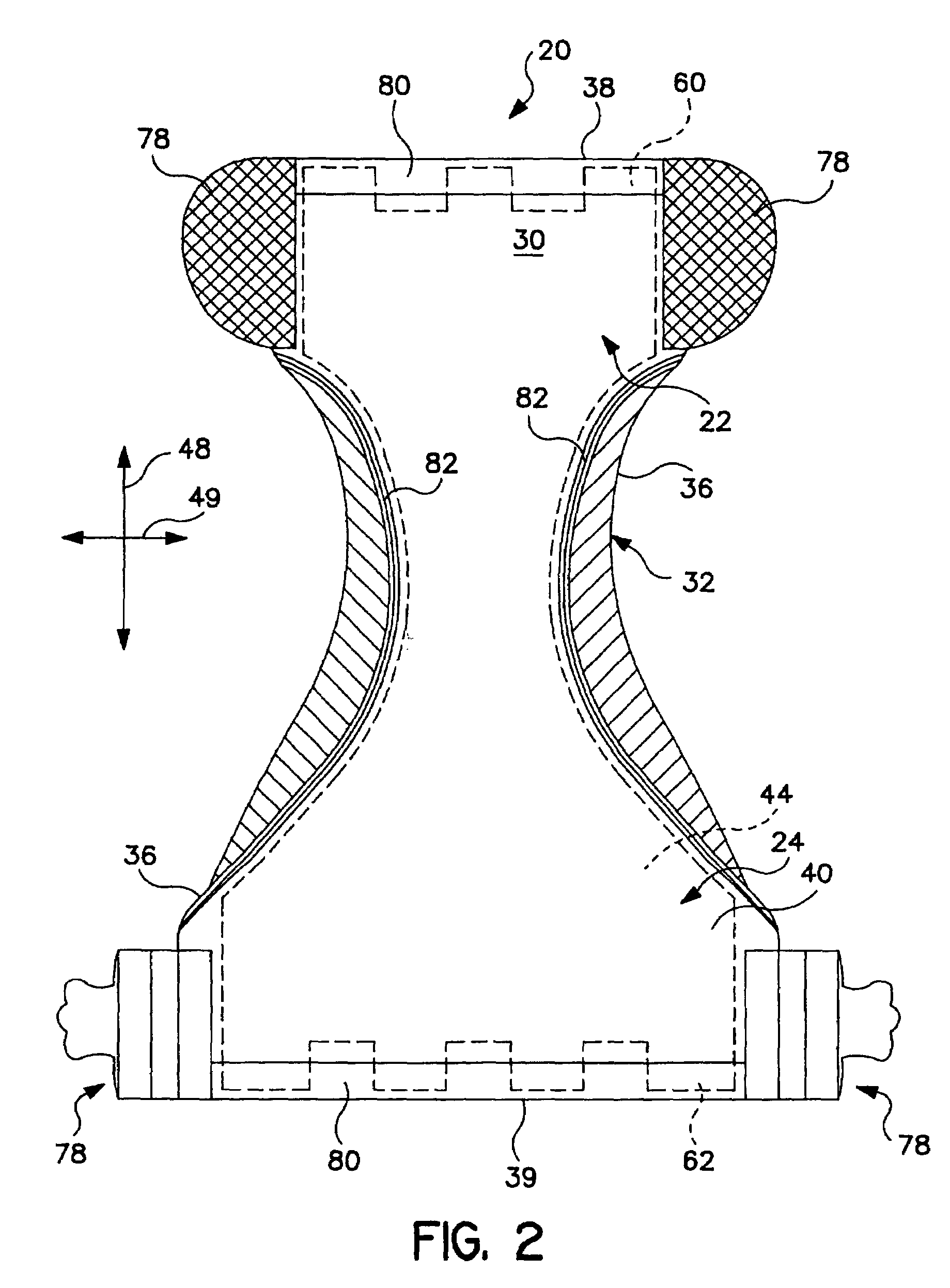 Biaxial stretch garment