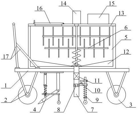 Filling layer self-service trowelling mechanism