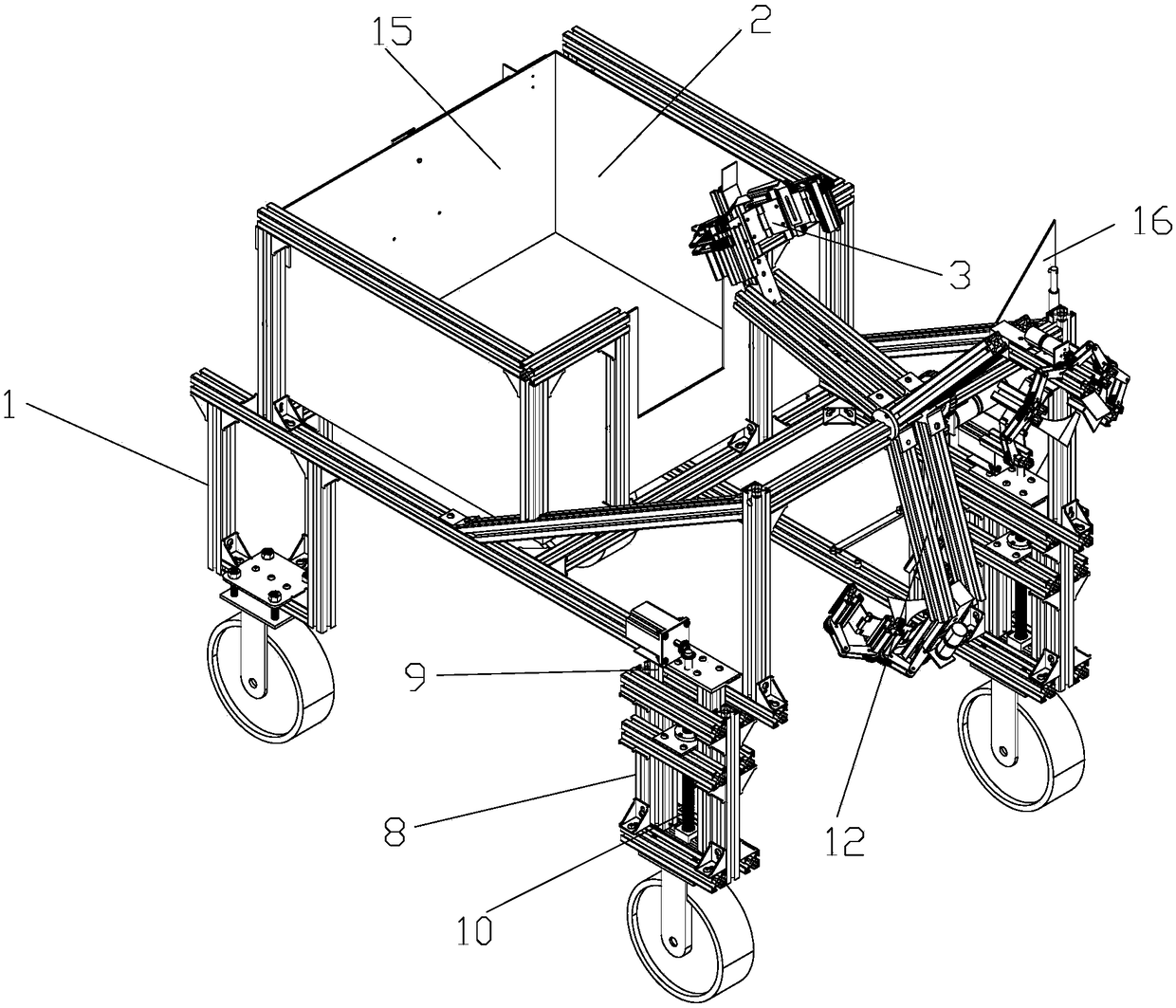 Pineapple picking machine and picking method thereof