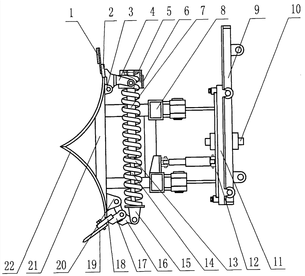 Multifunctional snow shovel and manufacturing method