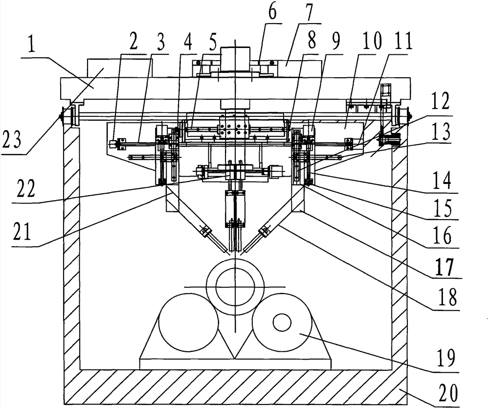 Ultrasonic automatic detection system of tubing with variable wall thickness and step