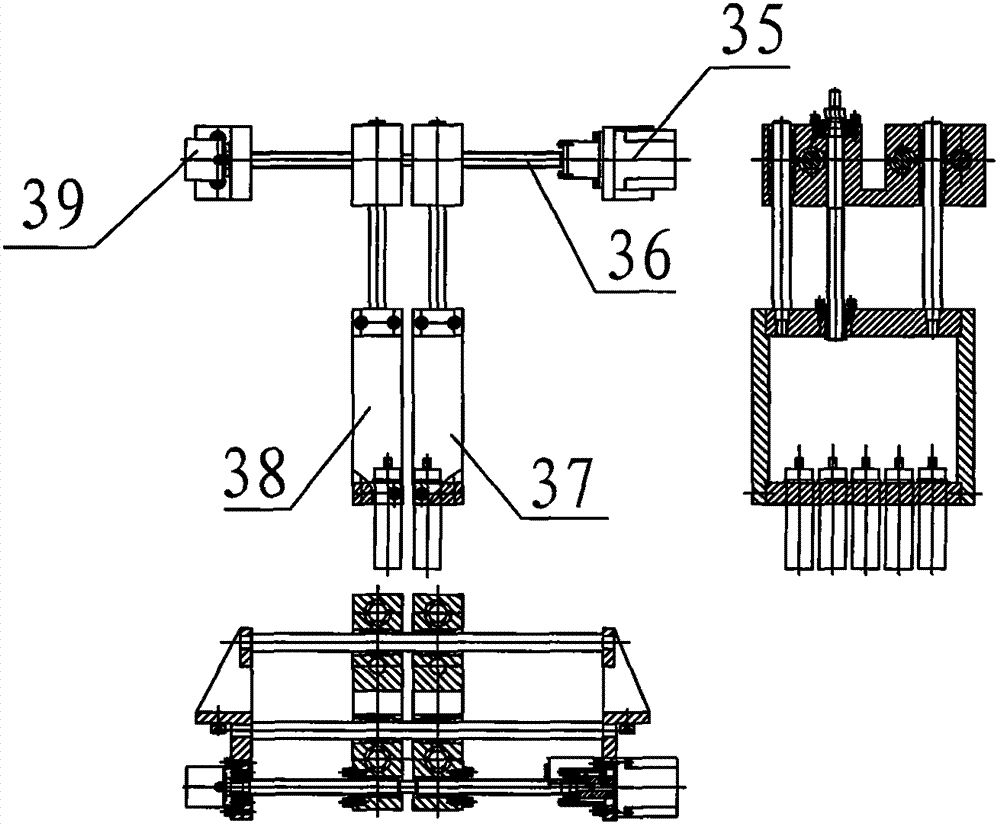 Ultrasonic automatic detection system of tubing with variable wall thickness and step