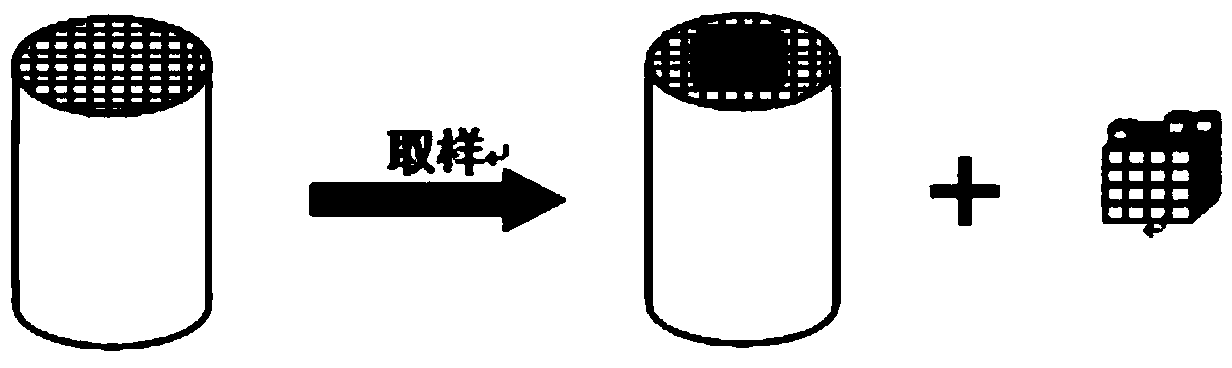 Method for measuring coating thickness of automotive tail gas catalyst