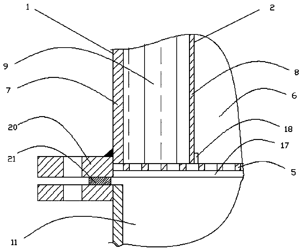 Energy-saving low-consumption separation device for oil mist