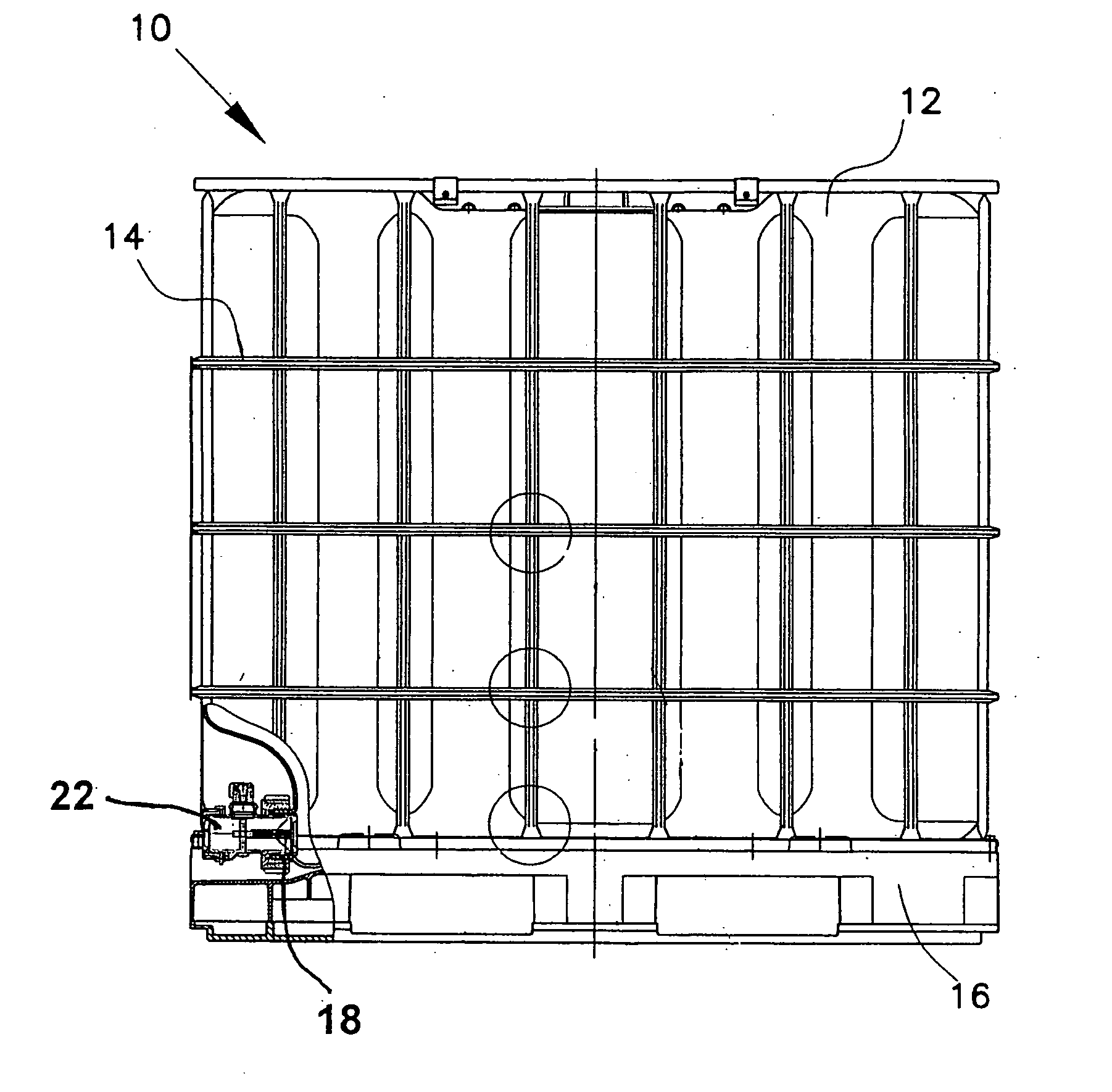 Pallet container