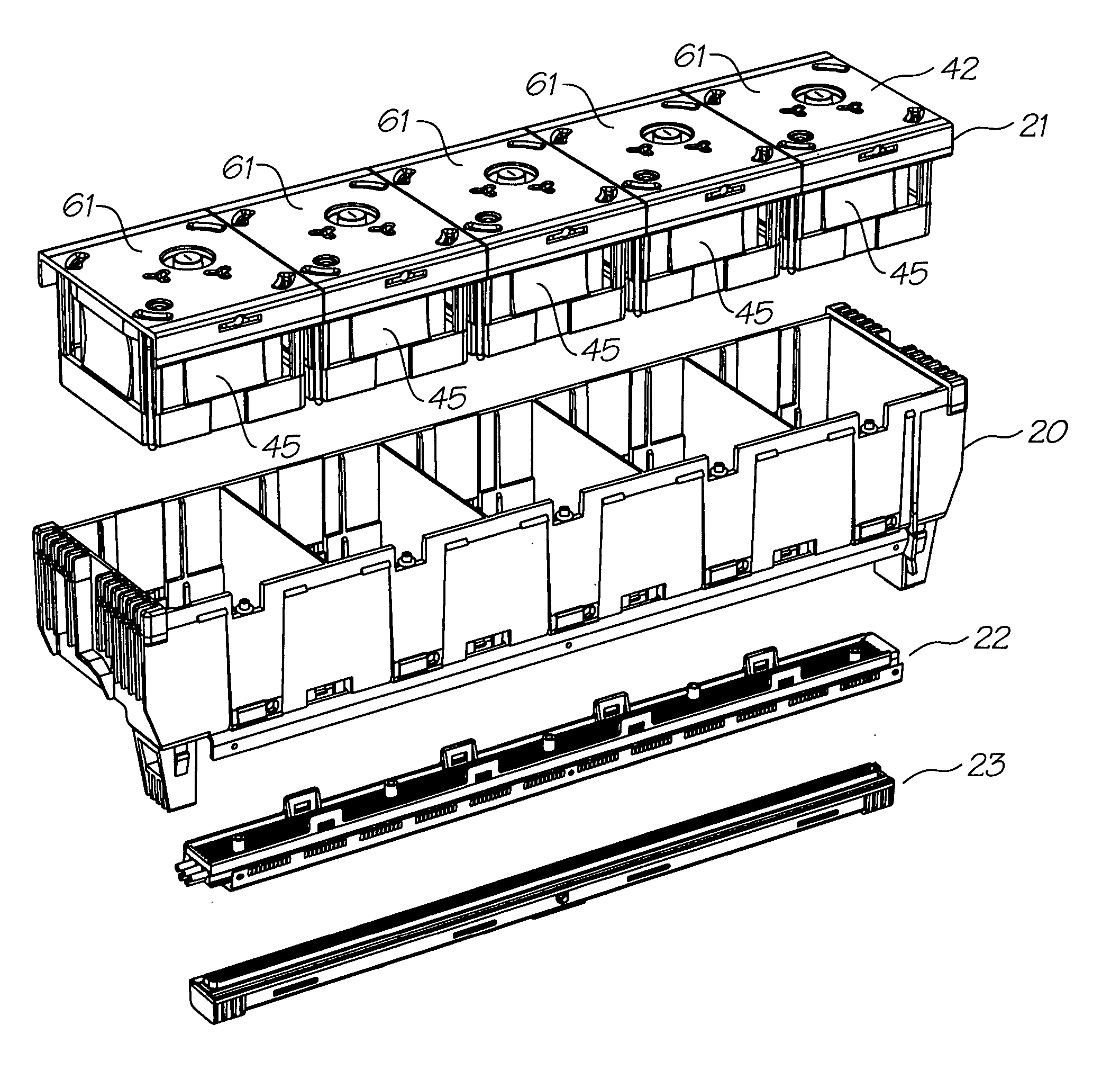 Ink cartridge with printhead maintenance station for inkjet printer