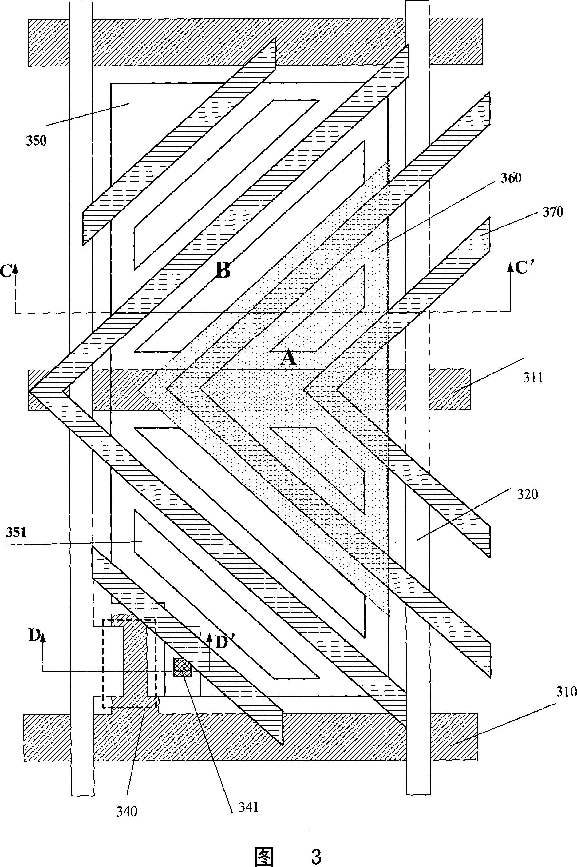 Liquid crystal display panel, pixel structure and method of manufacture