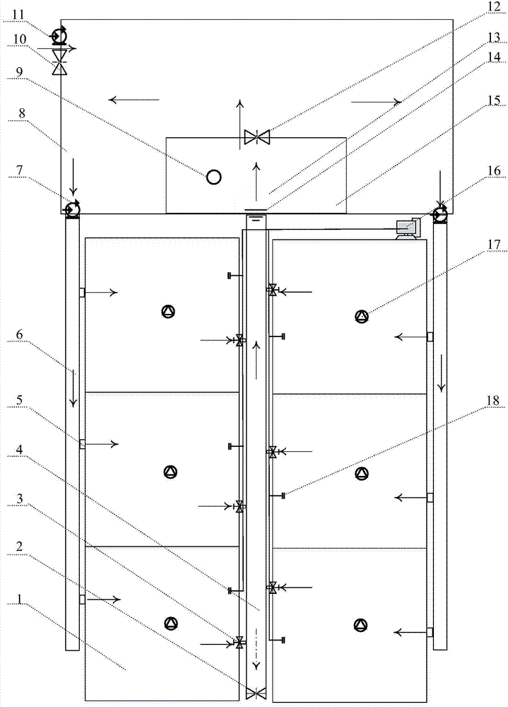 Flounder and flatfish engineering pond recirculating aquaculture system