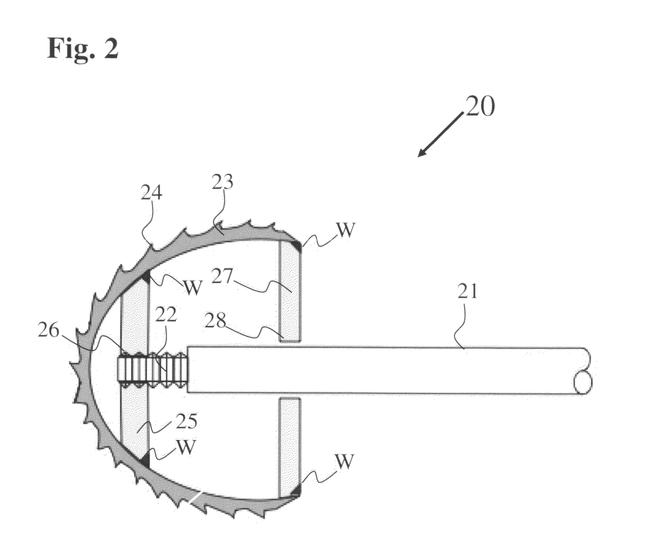 Modular spherical hollow reamer assembly for medical applications