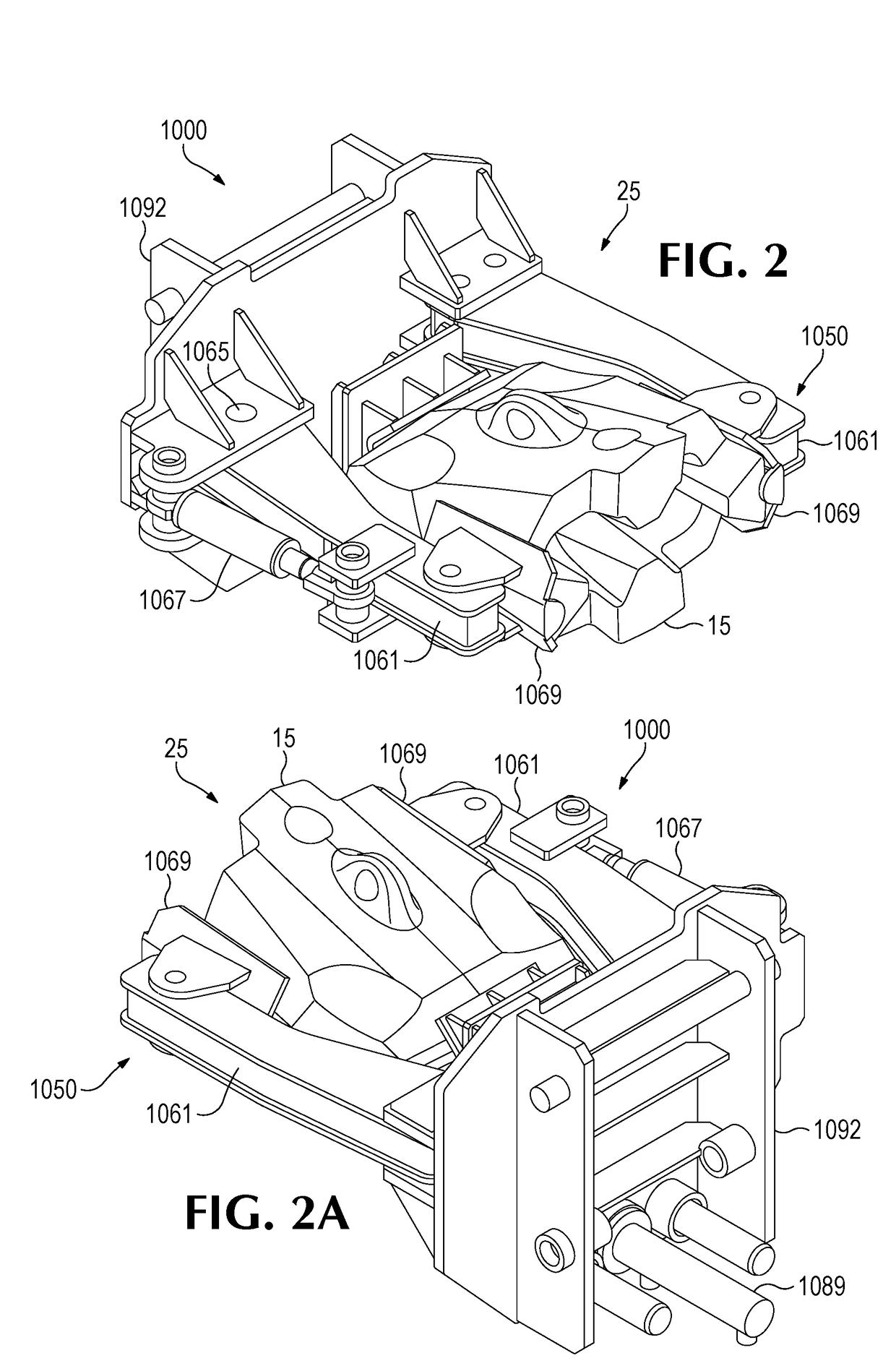 Handling system for ground-engaging wear parts secured to earth working equipment