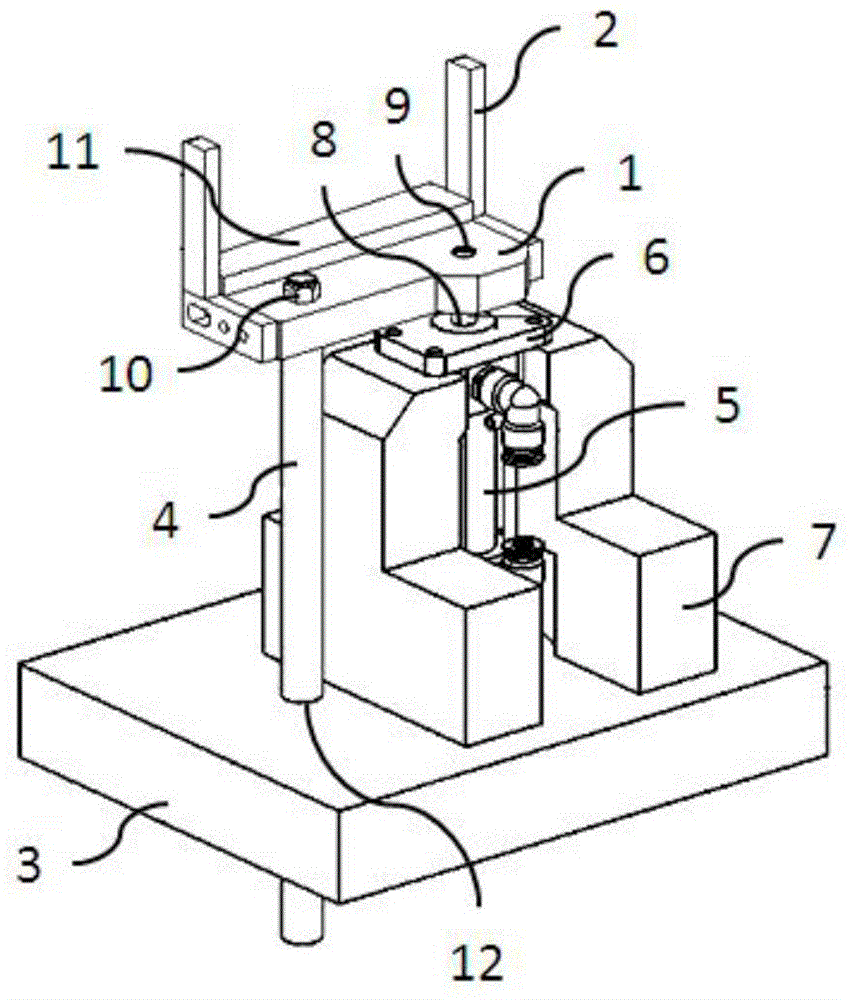 Location ejecting device for stamping die