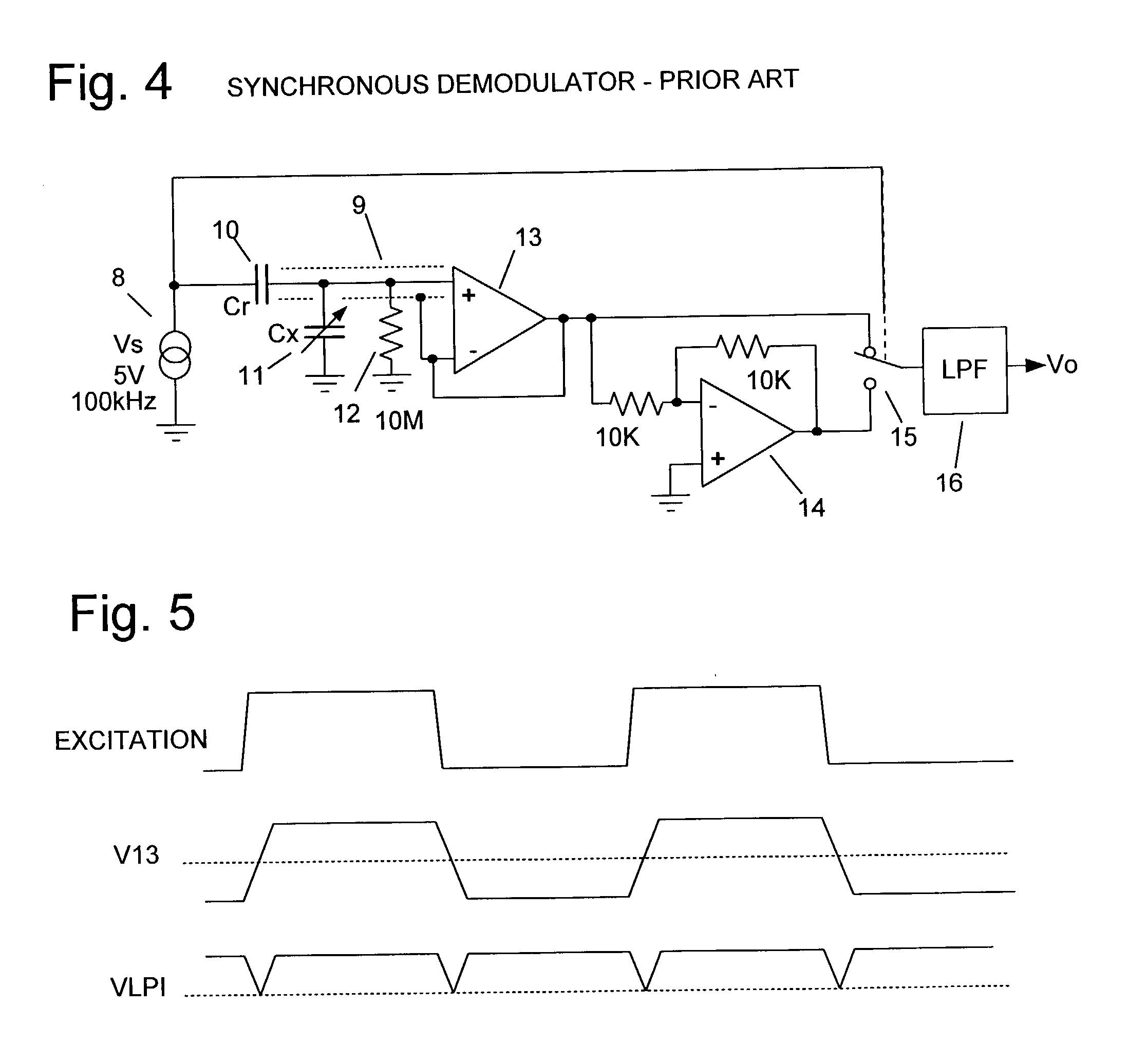 Capacitive sensor circuit with good noise rejection