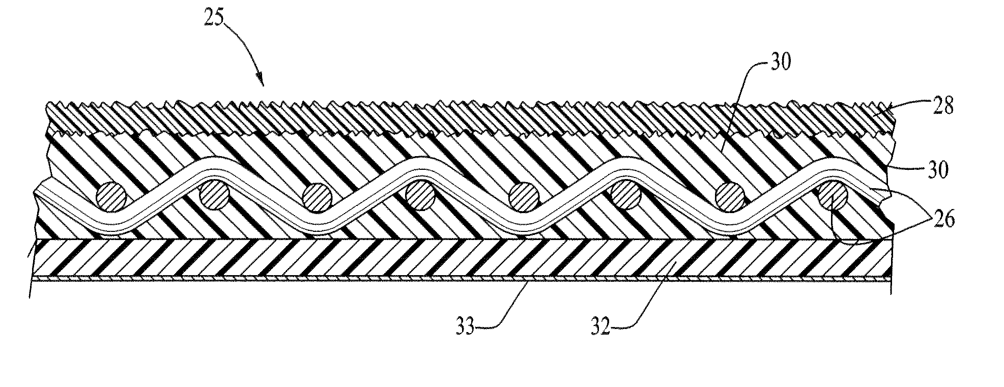 Slip resistant roof underlayment