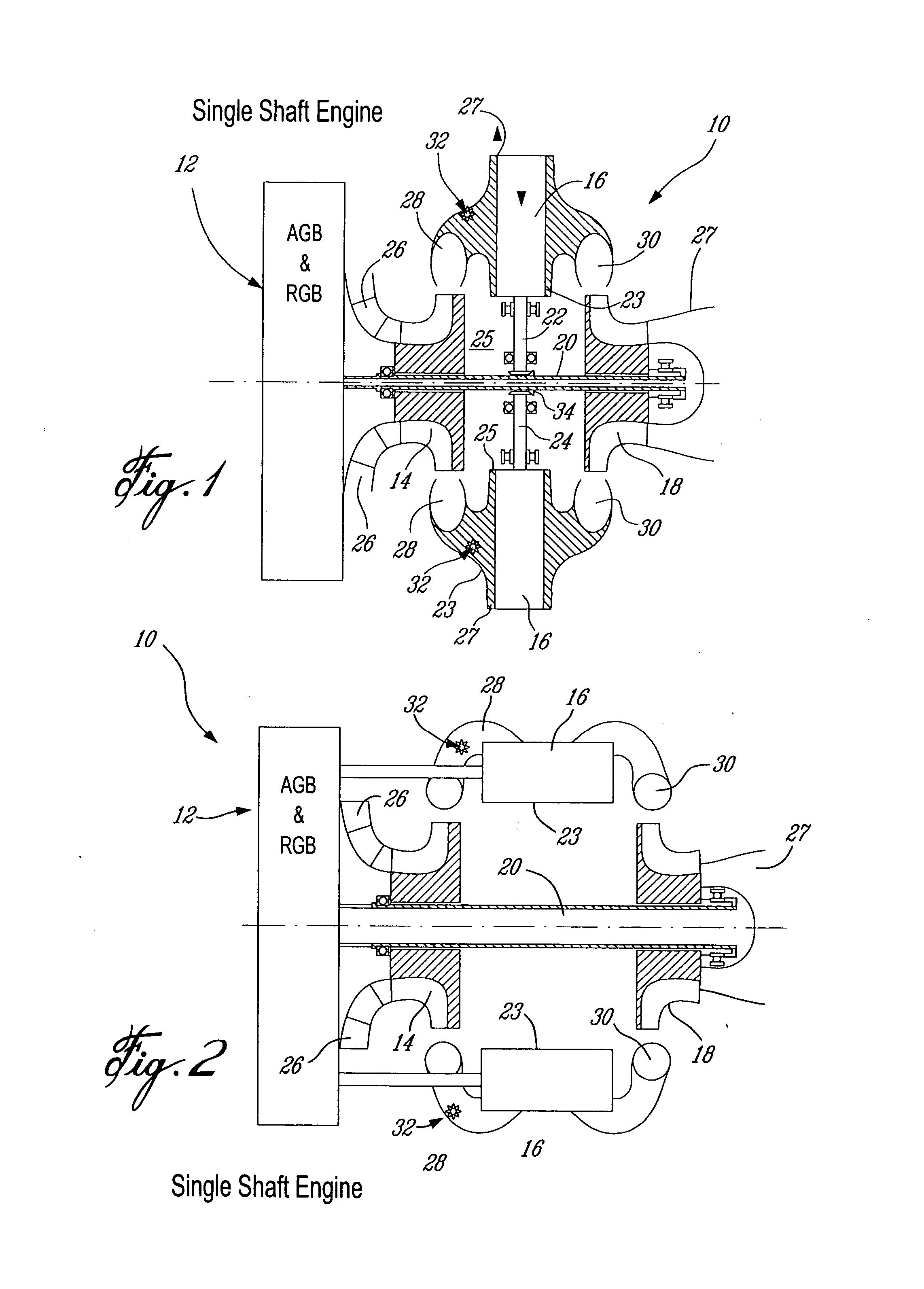 Low volumetric compression ratio integrated turbo-compound rotary engine