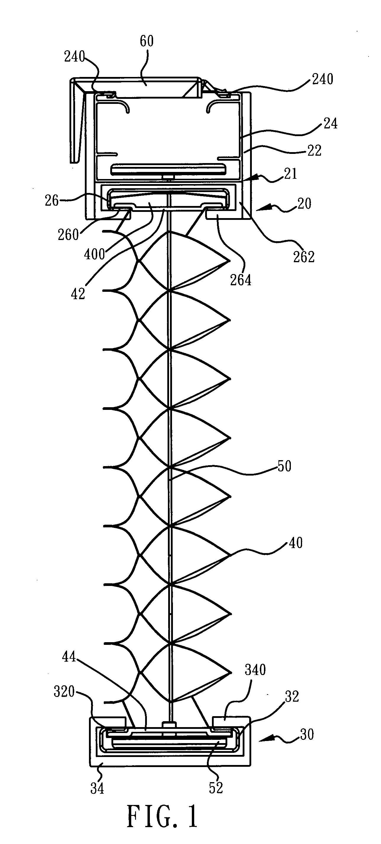 Rail structure for window blinds