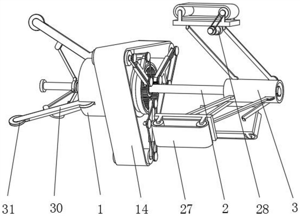 Automatic pipeline polishing device for ocean engineering