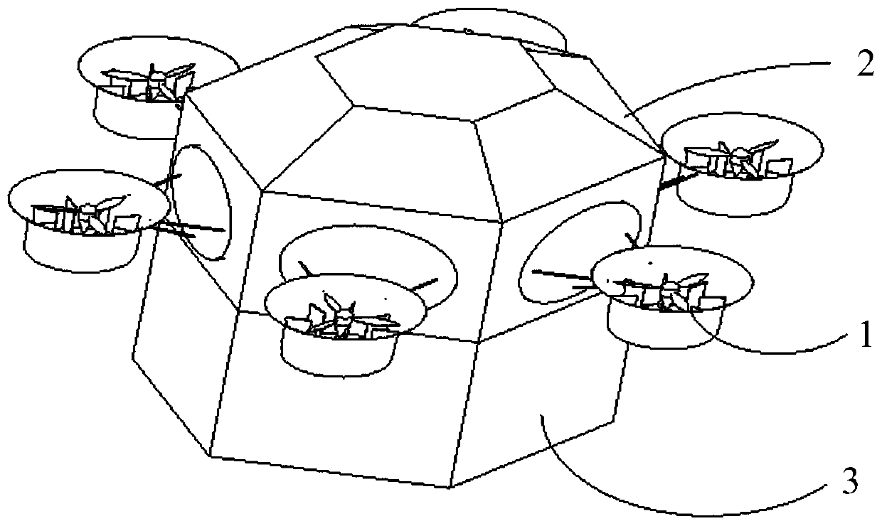 Unmanned aerial vehicle, and distributed time-sharing control system and method for distribution unmanned aerial vehicle